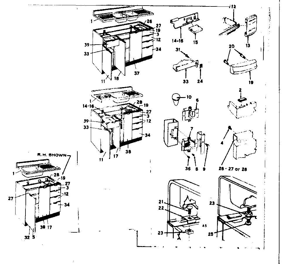 CABINET PARTS