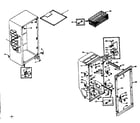 Kenmore 1065825200 cabinet parts diagram