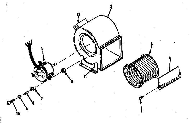 H. q. blower assembly