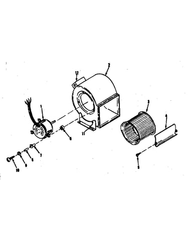 H. q. blower assembly