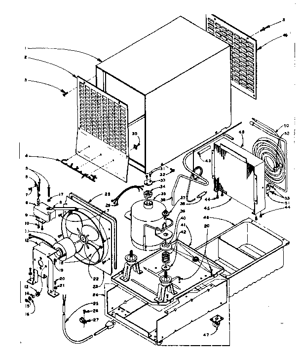 Cabinet and unit parts