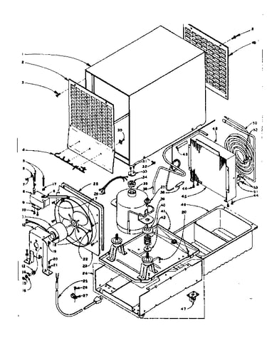 Cabinet and unit parts