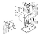 Kenmore 1065880100 refrigerant and unit parts diagram
