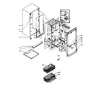 Kenmore 1065721160 cabinet parts diagram