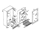 Kenmore 1066021100 cabinet parts diagram
