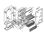Kenmore 1066025150 cabinet parts diagram