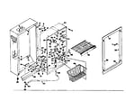 Kenmore 1066025160 cabinet parts diagram