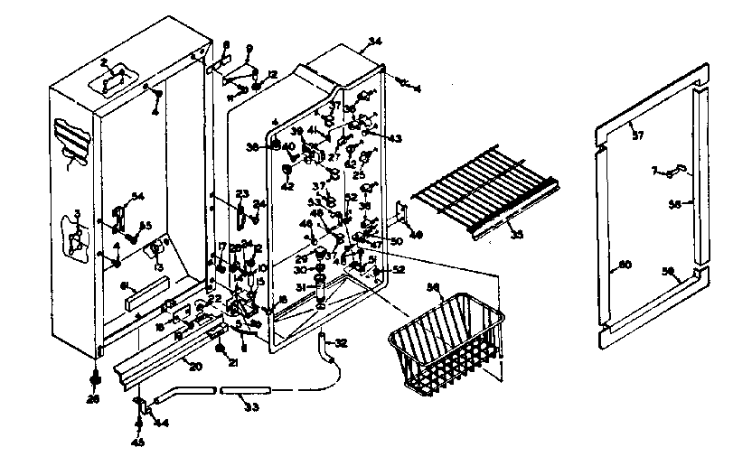 FREEZER CABINET PARTS