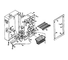 Kenmore 1066025200 freezer cabinet parts diagram