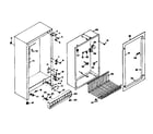 Kenmore 1066121100 cabinet parts diagram