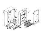 Kenmore 1066123120 cabinet parts diagram