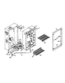 Freezer cabinet parts