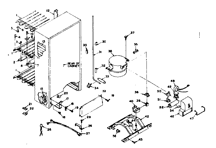 Freezer unit parts