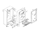 Kenmore 1066221101 cabinet parts diagram