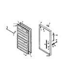 Freezer door parts