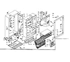 Kenmore 1066225120 cabinet parts diagram