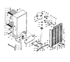 Kenmore 1066323150 freezer unit diagram
