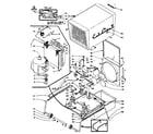 Kenmore 1065645180 humidifier cabinet and unit parts diagram