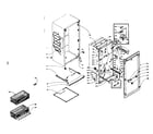 Kenmore 1065721200 cabinet parts diagram