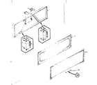Kenmore 1985819150 door parts diagram