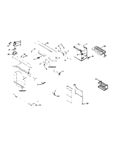 Freezer cabinet parts