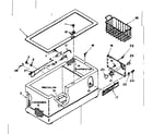 Kenmore 1986313151 freezer cabinet parts diagram