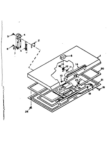 Freezer door parts