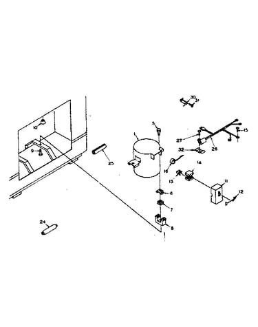 Freezer unit parts
