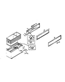 Freezer cabinet and door parts