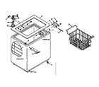 Kenmore 1986015051 cabinet parts diagram