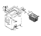 Kenmore 1986015052 cabinet parts diagram