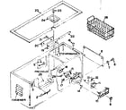 Kenmore 1986015171 cabinet parts diagram