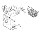 Kenmore 1986213050 cabinet parts diagram