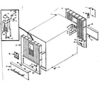 Kenmore 1065845181 cabinet parts diagram