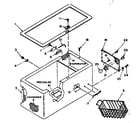 Kenmore 1986216200 cabinet parts diagram