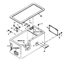 Kenmore 1986218150 cabinet parts diagram