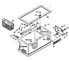 Kenmore 1986313130 cabinet parts diagram