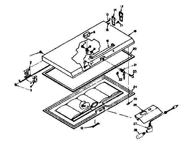 Freezer door parts