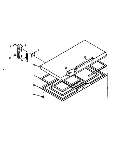 Freezer door parts