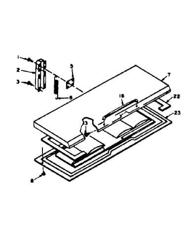 Freezer door parts