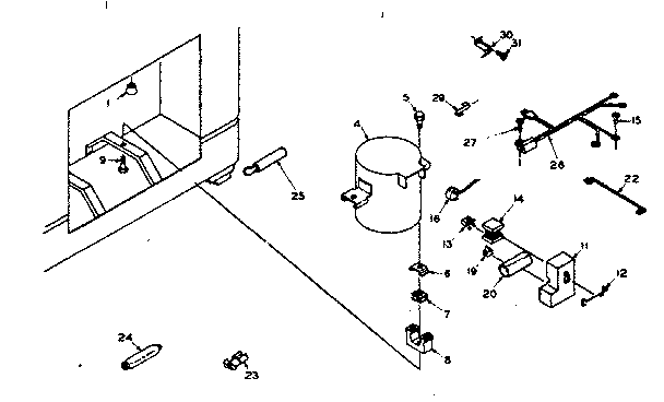 Freezer unit parts