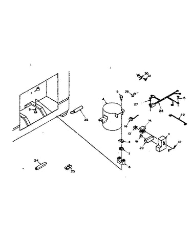 Freezer unit parts