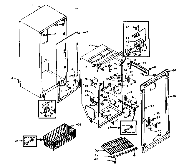 Cabinet parts