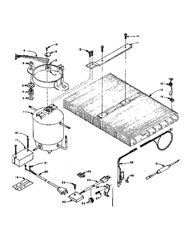 Freezer unit parts