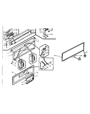 Freezer door parts
