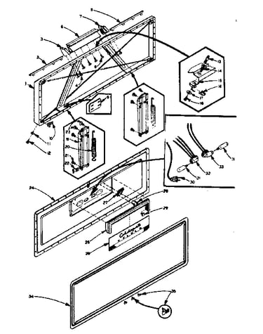 Freezer door parts