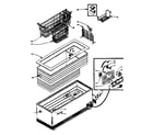 Kenmore 1985815132 freezer cabinet parts diagram