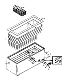 Freezer cabinet parts