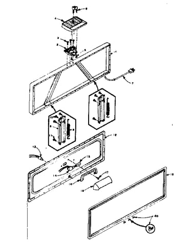 Freezer door parts