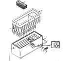 Kenmore 1985816152 freezer cabinet parts diagram
